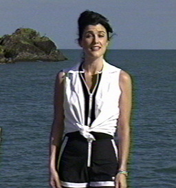 Jennifer C. by the sea.